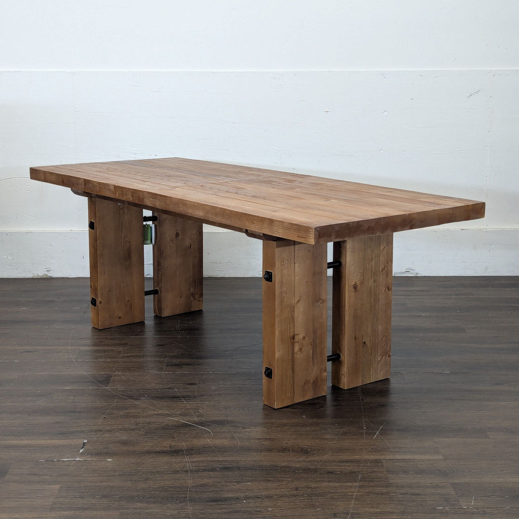 84" Pottery Barn Table, with a 16" leaf, seats 8.

8 Ikea high back dining chairs, slipcovers can be changed.
84" Pottery Barn Table, with a 16" leaf, seats 8.

8 Ikea high back dining chairs, slipcovers can be changed.
84" Pottery Barn Table, with a