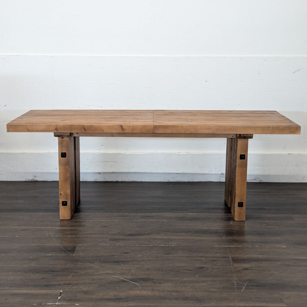 84" Pottery Barn Table, with a 16" leaf, seats 8.

8 Ikea high back dining chairs, slipcovers can be changed.
84" Pottery Barn Table, with a 16" leaf, seats 8.

8 Ikea high back dining chairs, slipcovers can be changed.
84" Pottery Barn Table, with a