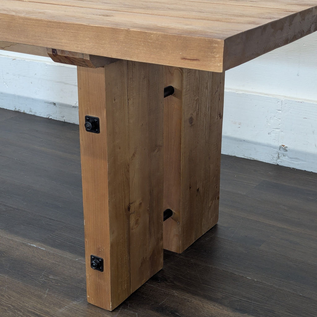 84" Pottery Barn Table, with a 16" leaf, seats 8.

8 Ikea high back dining chairs, slipcovers can be changed.
84" Pottery Barn Table, with a 16" leaf, seats 8.

8 Ikea high back dining chairs, slipcovers can be changed.
84" Pottery Barn Table, with a