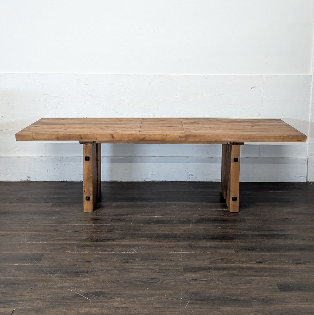 84" Pottery Barn Table, with a 16" leaf, seats 8.

8 Ikea high back dining chairs, slipcovers can be changed.
84" Pottery Barn Table, with a 16" leaf, seats 8.

8 Ikea high back dining chairs, slipcovers can be changed.
84" Pottery Barn Table, with a