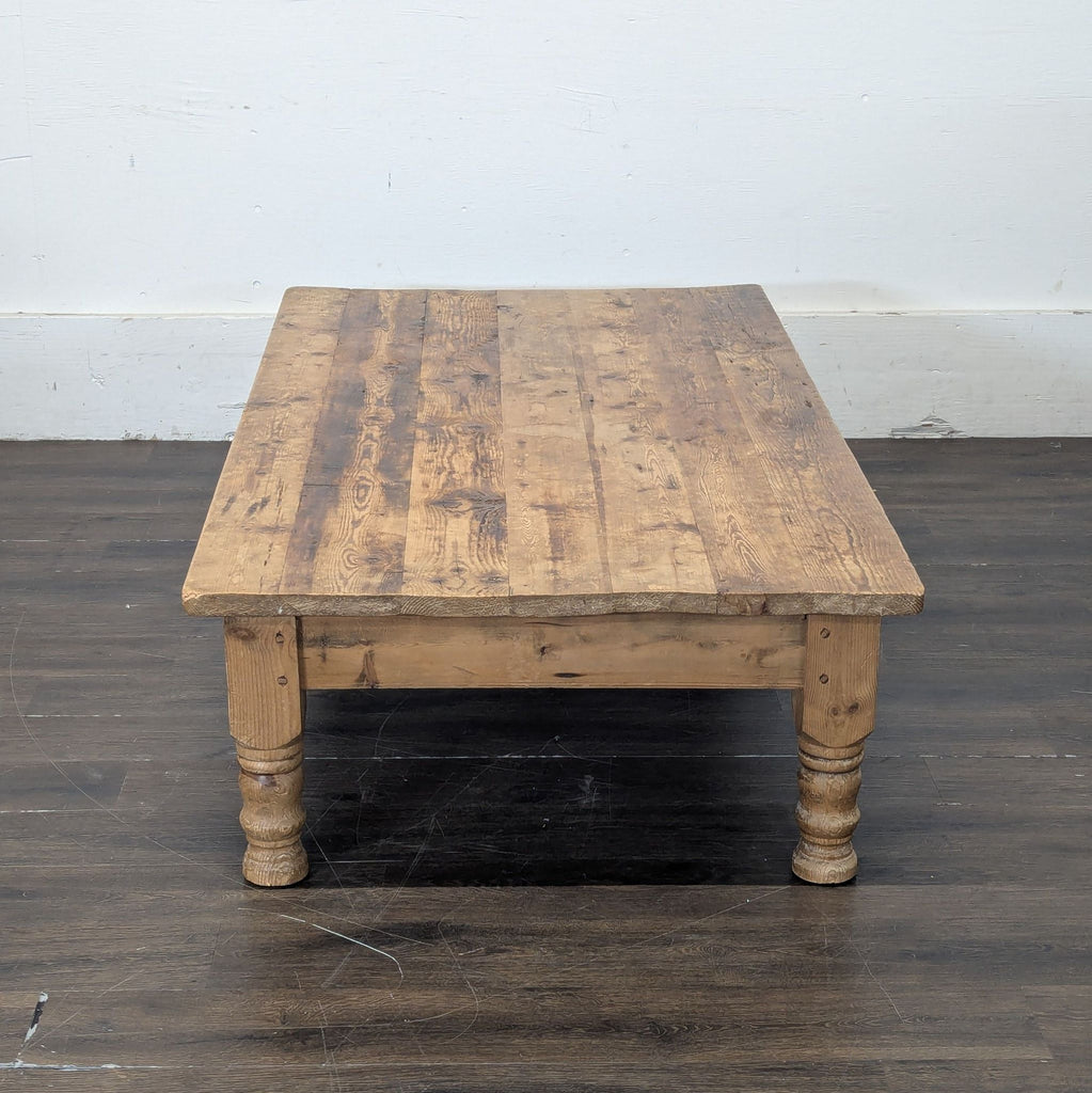 Antique Pine Coffee Table
38" wide 72" long 17" high
Could be converted back to a dining table if someone is handy