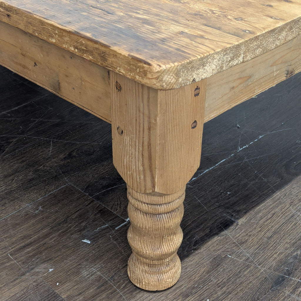 Antique Pine Coffee Table
38" wide 72" long 17" high
Could be converted back to a dining table if someone is handy