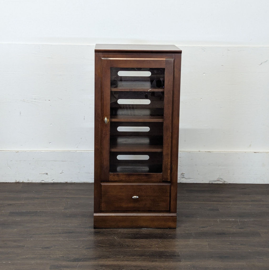 Cabinet from Ethan Allen, crafted from solid wood, designed for durability and sophisticated organization.