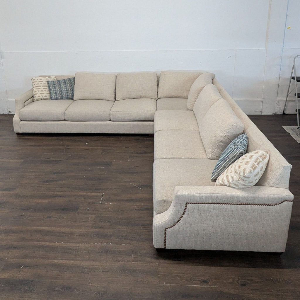 (same sectional as above)
Sectional - Baldwin Natural - Variations Option A

gently used, like new

Original purchase price: $5,191.99
Purchase date: Jan 2022