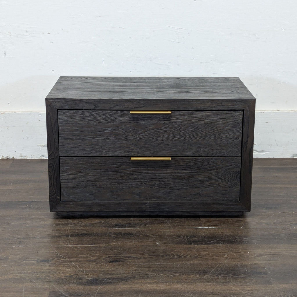 Classic wooden dresser by Restoration Hardware, featuring multiple spacious drawers.