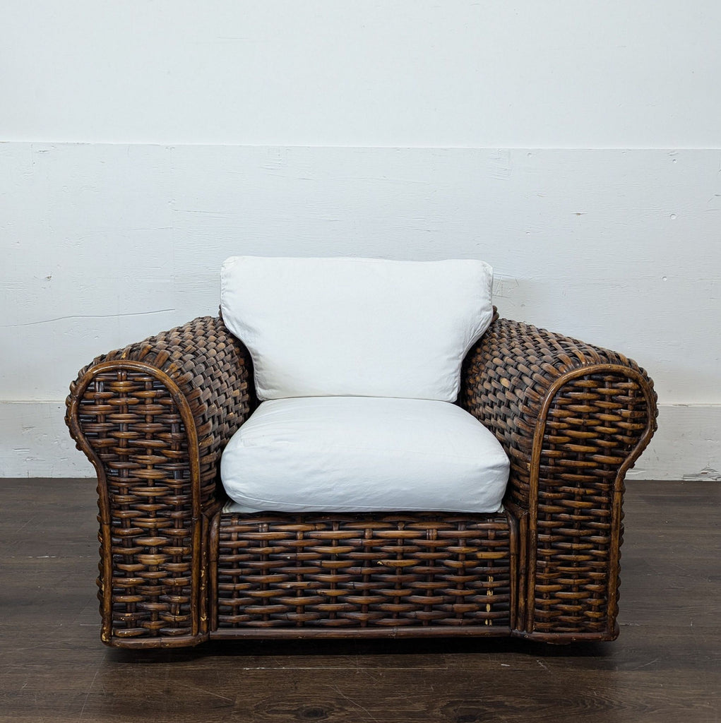 2. Elegant contemporary lounge seating with soft fabric, designed for comfort and style in lounge areas.