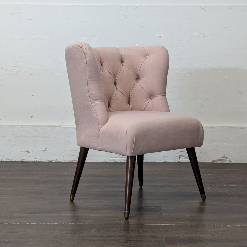 2. Elegant contemporary lounge seating with soft fabric, designed for comfort and style in lounge areas.