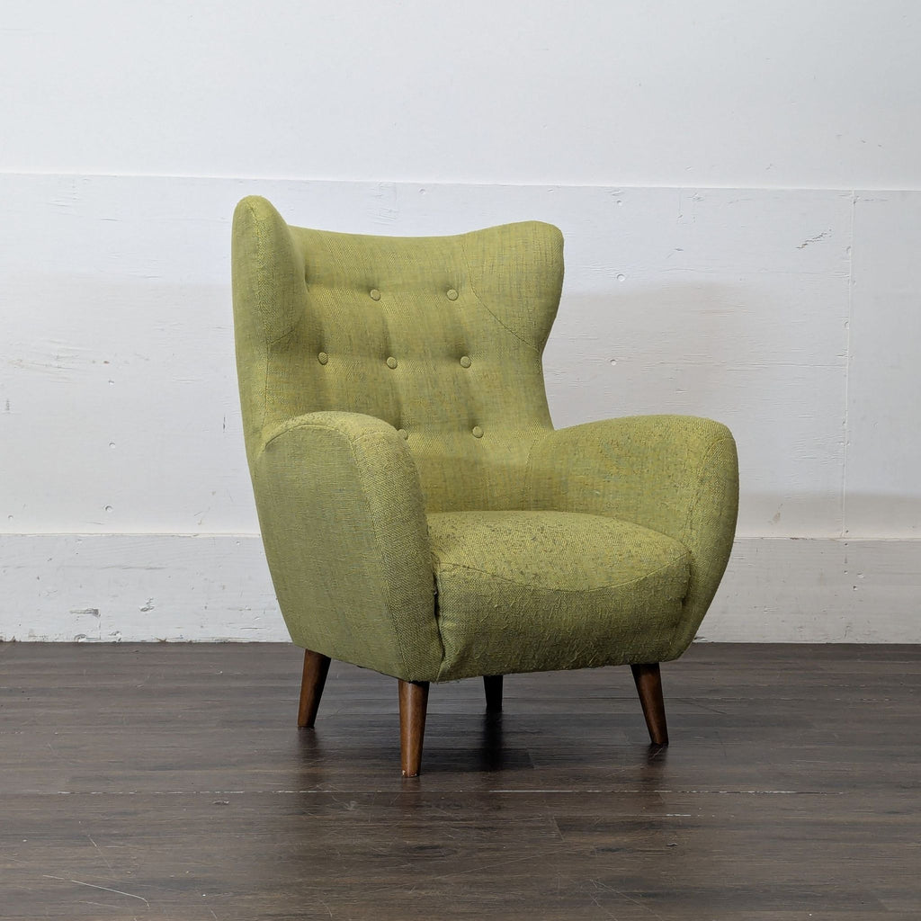 2. Elegant contemporary lounge seating with soft fabric, designed for comfort and style in lounge areas.