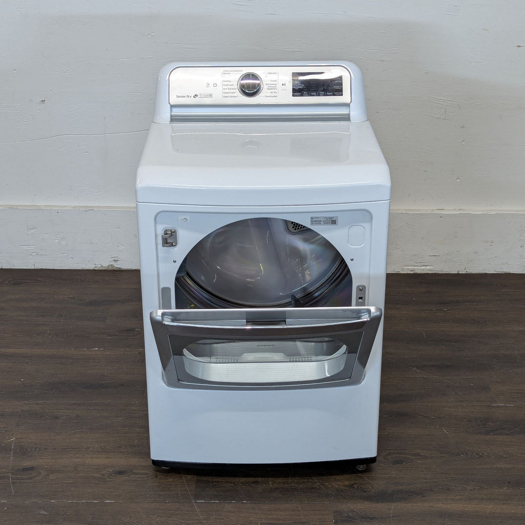 3. Stainless steel LG washer and dryer combination designed for home laundry use, category Washer/Dryer.
