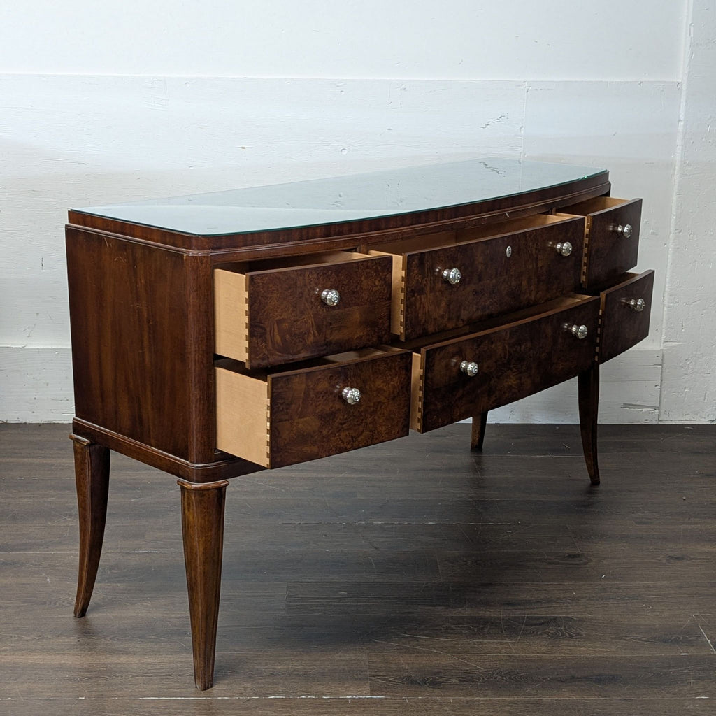 Big solid wood console