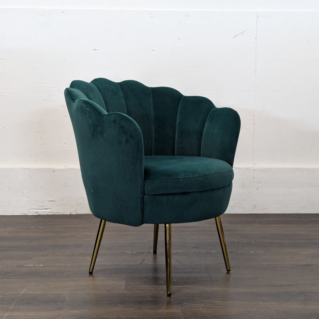 I have an emerald velvet accent chair I bought from Wayfair approximately 6 months ago for $199.99 + tax. It’s in excellent condition in a smoke-free home and has seen light use. I no longer have the original packaging, but I do have the original rec