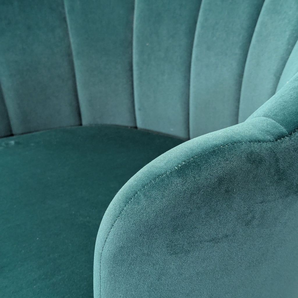 I have an emerald velvet accent chair I bought from Wayfair approximately 6 months ago for $199.99 + tax. It’s in excellent condition in a smoke-free home and has seen light use. I no longer have the original packaging, but I do have the original rec