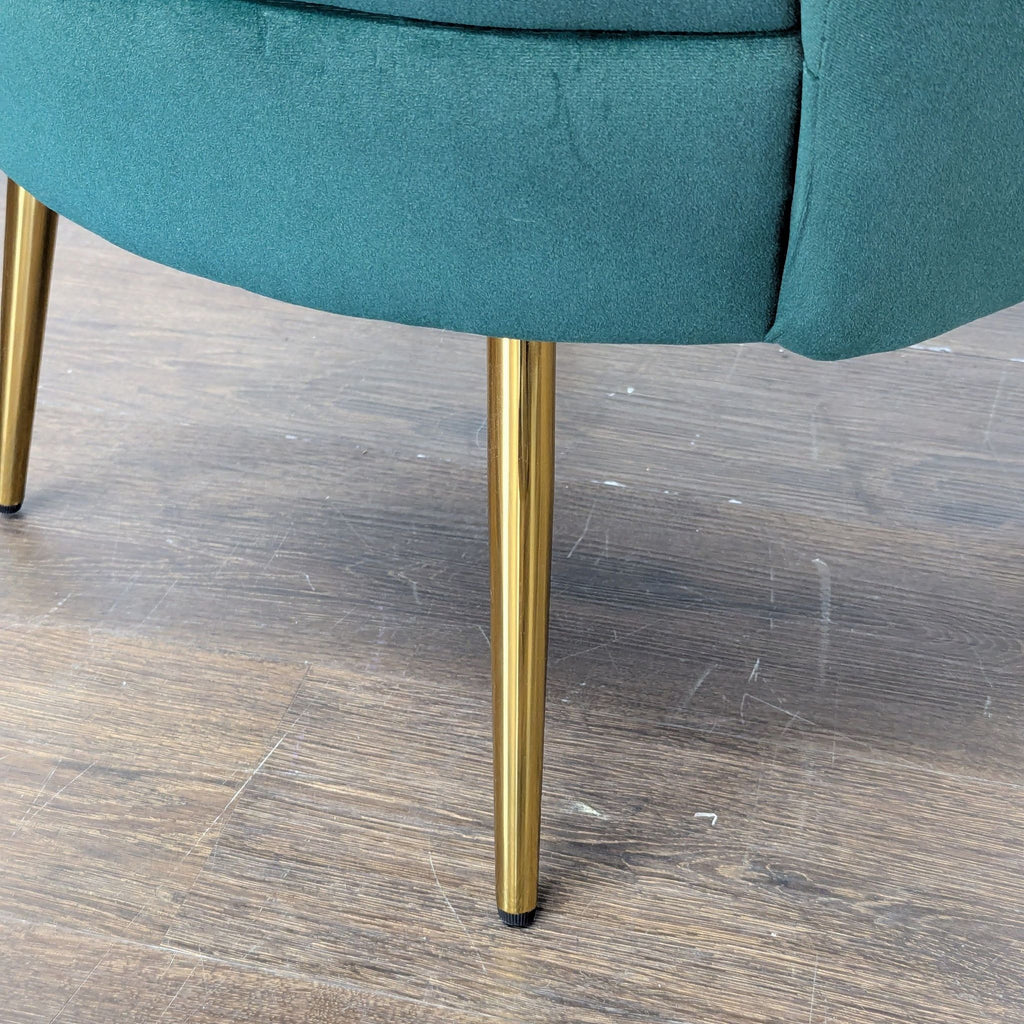 I have an emerald velvet accent chair I bought from Wayfair approximately 6 months ago for $199.99 + tax. It’s in excellent condition in a smoke-free home and has seen light use. I no longer have the original packaging, but I do have the original rec