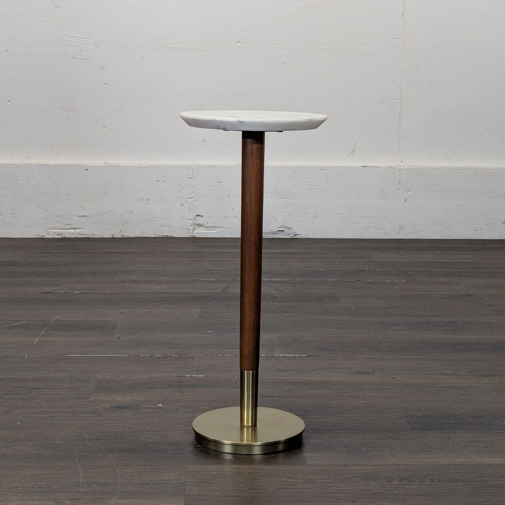 For example, if you shared an image of a modern glass console table with metal legs, the alt texts could look like this: