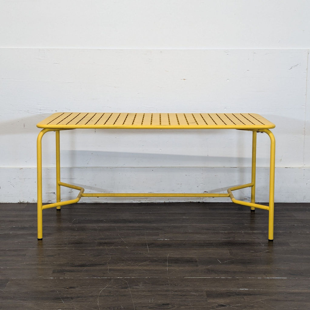 Outdoor dining table. Retails for around $1600

https://us.petitefriture.com/outdoor/2424-week-endmediumrectangulardiningtablewithslatscoral.html