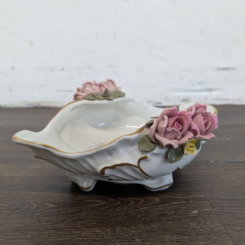 1. Elegant ceramic vase with a smooth, minimalist design suitable for modern interiors.