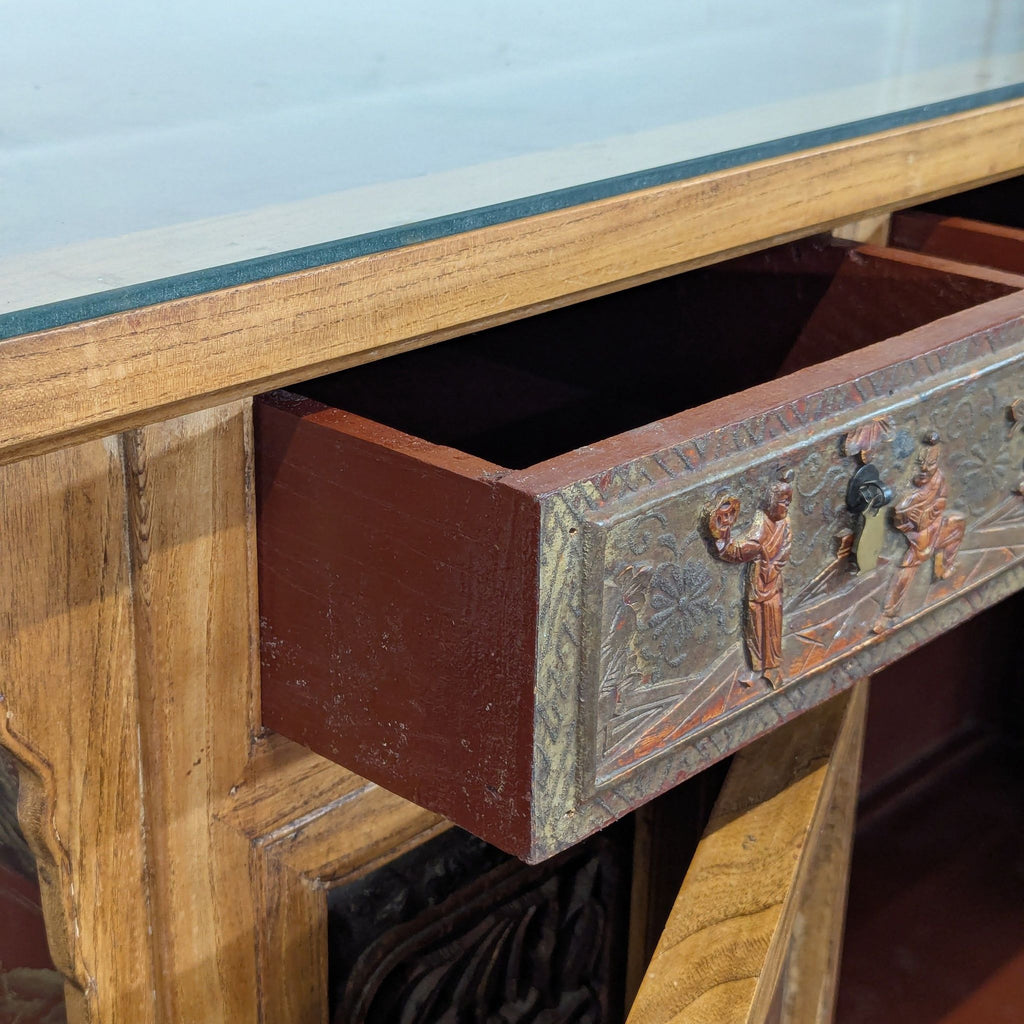 Imported from China. Antique Chinese wedding bed panels (per seller) Ca 1999