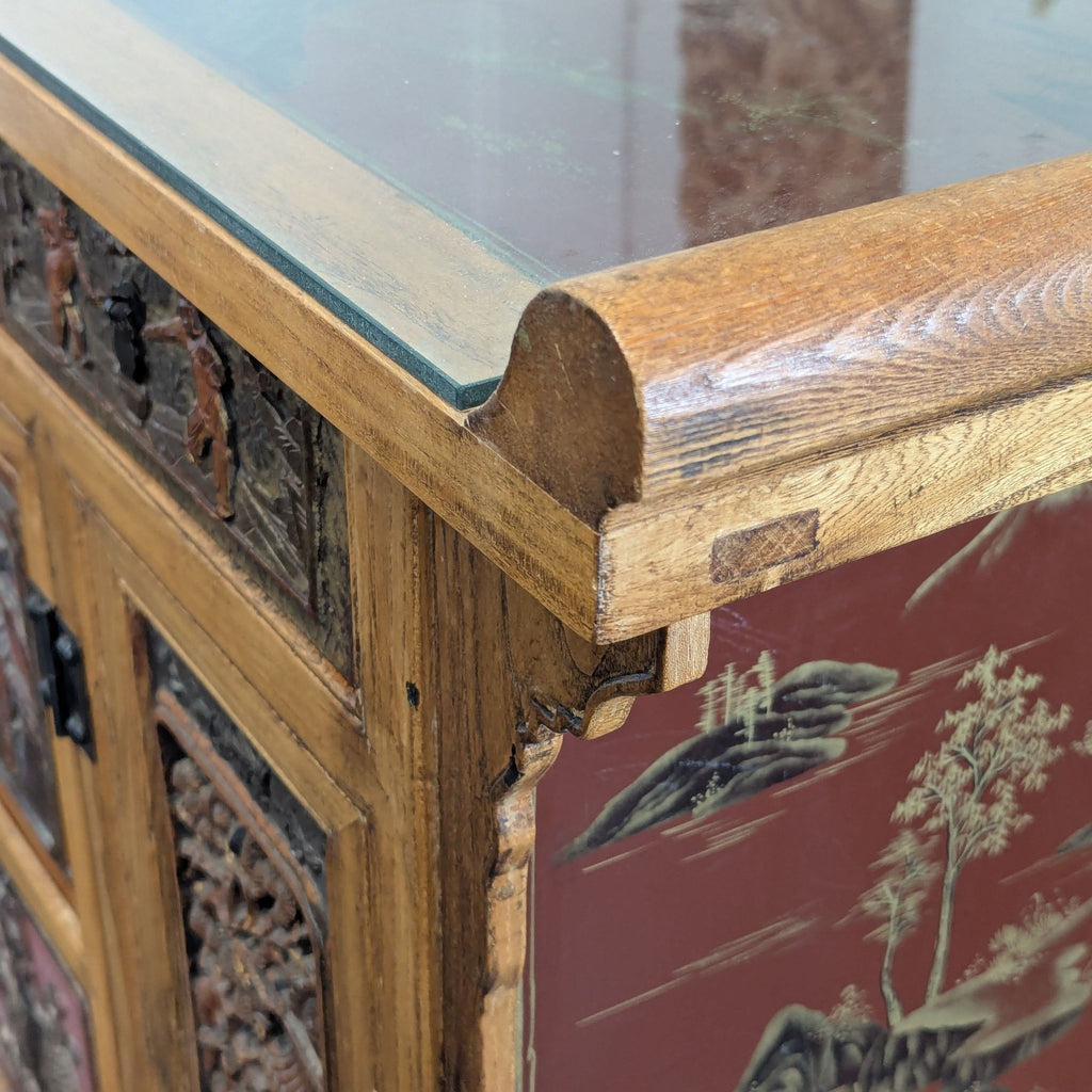Imported from China. Antique Chinese wedding bed panels (per seller) Ca 1999