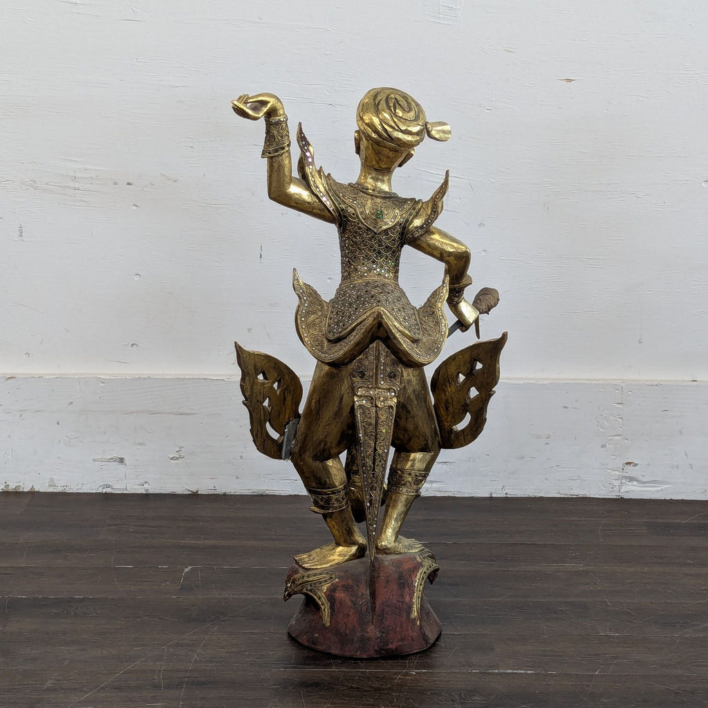 Baan Tawai Thailand hand carved / decorated teak ca 2005 (1of 2)
