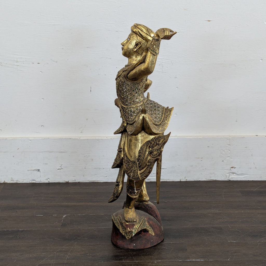 Baan Tawai Thailand hand carved / decorated teak ca 2005 (1of 2)