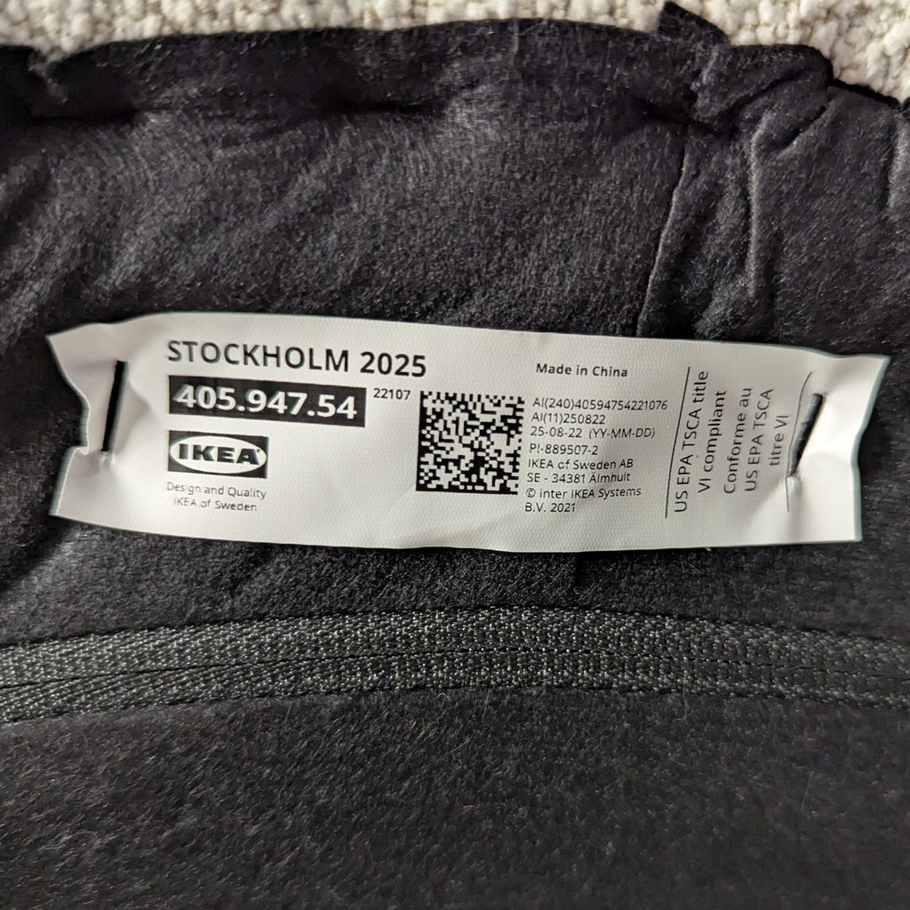 Ikea
Stockholm 2025 Armchair
Original Price $400
Perfect Condition
https://www.ikea.com/us/en/p/stockholm-2025-armchair-djurmo-gray-white-40594754/