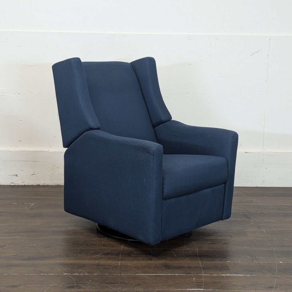 Babyletto Kiwi reclining chair, 2021, clean and well-kept, shown in a cozy lounge setting.