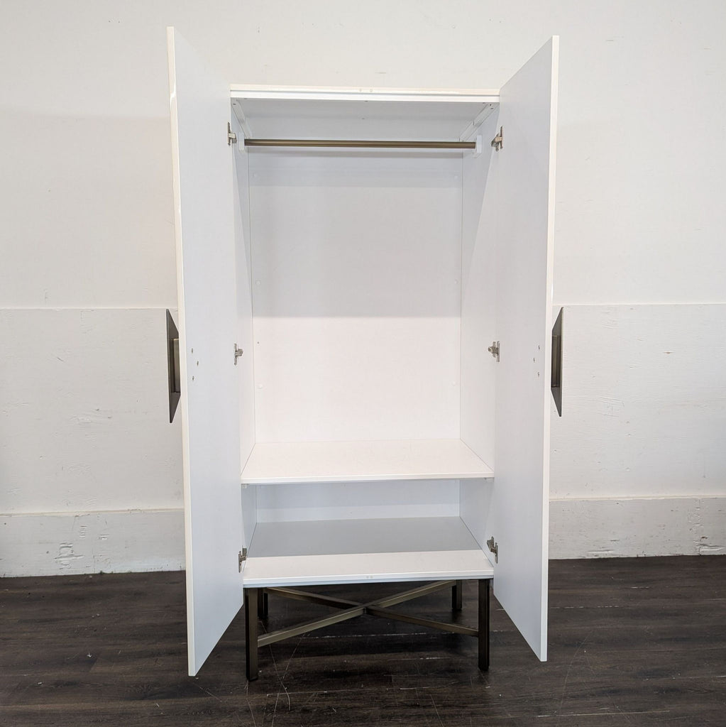 CB2 Astoria Wardrobe
Similar item: https://www.aptdeco.com/product/cb2-astoria-wardrobe-6
CB2 Astoria Wardrobe Additional Photo