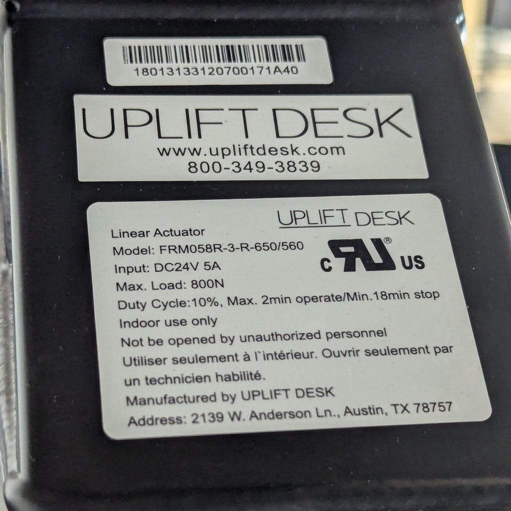 Uplift  GREENGUARD Laminate Desktop - Walnut - 48" x 24" rectangular v2