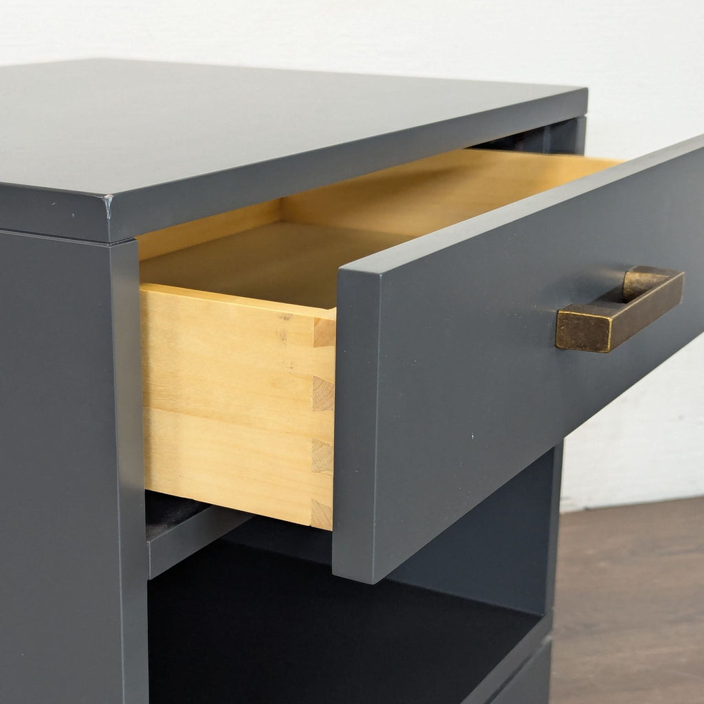 "Land of Nod" nightstand that matches the dresser.  Great condition.