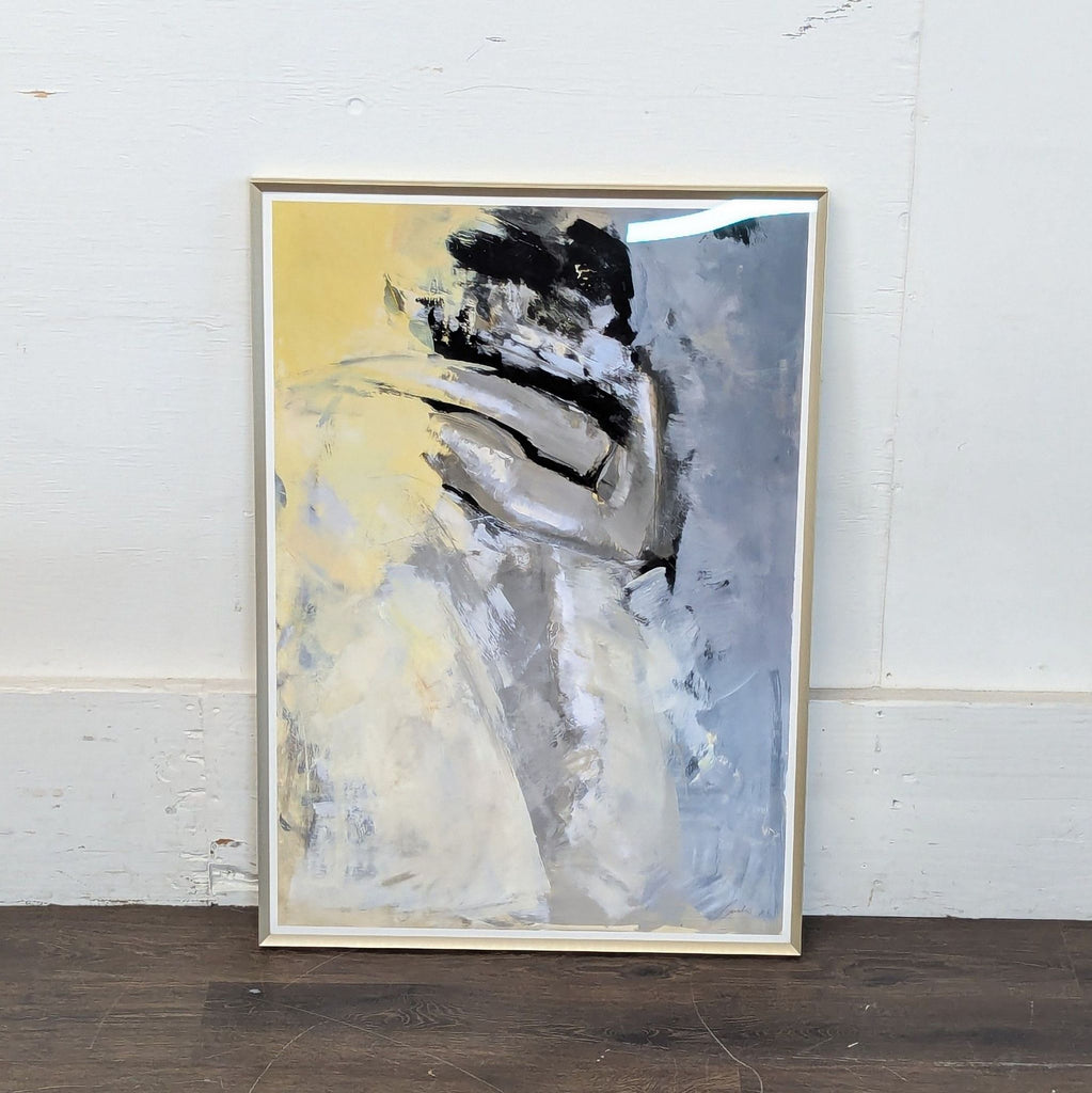 Decorative framed print with a focus on the craftsmanship of the sturdy frame and clean presentation.