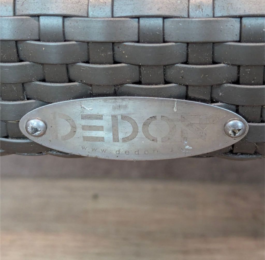 Dedon 4-Piece Outdoor Rattan Dining Table and Benches