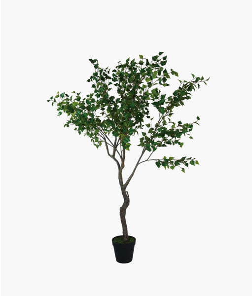Artificial potted tree with dense green leaves and a brown trunk, from the brand Reperch, Other category.
