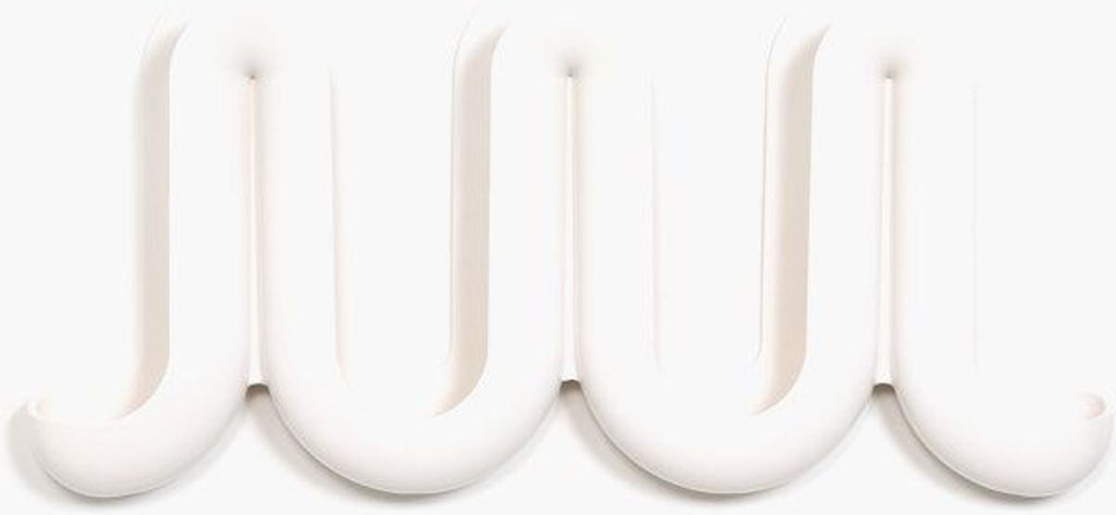 Swell Wall Catchall by Heller Furniture with ocean wave design, cradles and protects items.