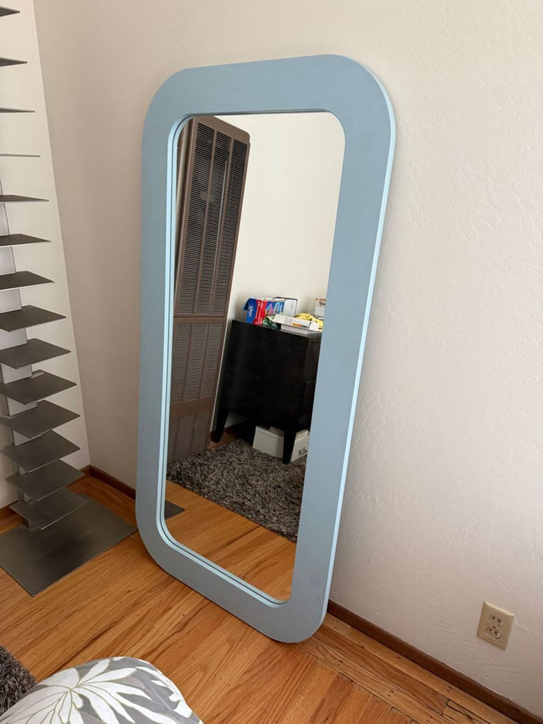 Certainly! Since you mentioned "these images" but didn't provide the actual images or a description, I'll create three generic yet distinct example alt texts for an Ikea mirror, assuming typical product imagery. You can further tailor these once specifics are available.