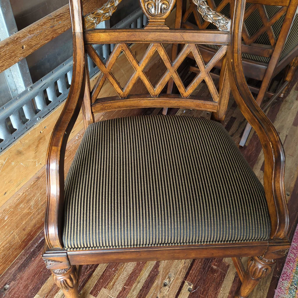 Certainly! However, I can't see the actual images you've mentioned. If you could upload or describe them, I’d be able to write precise alt texts. For now, here are three generic, distinct alt text examples for Dining Chairs that you can edit or specify based on the images: