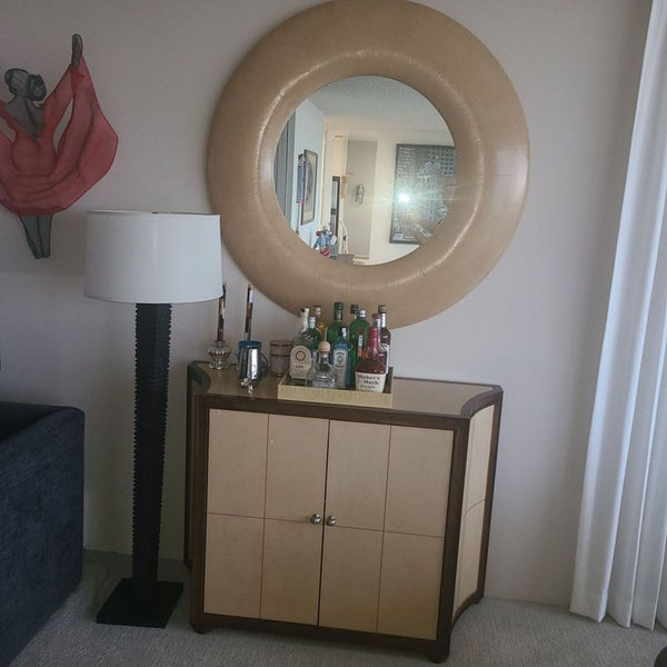 1. Kreiss brand mirror with a unique frame design, suitable for adding a modern touch to any room.  