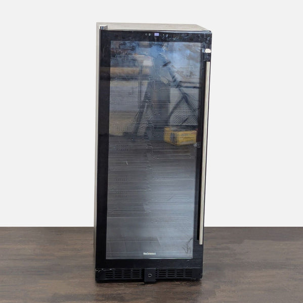 Wine Enthusiast VinoView M 90 Smart Wi-Fi Wine Cellar, Frameless Glass Door, originally $1,699.99