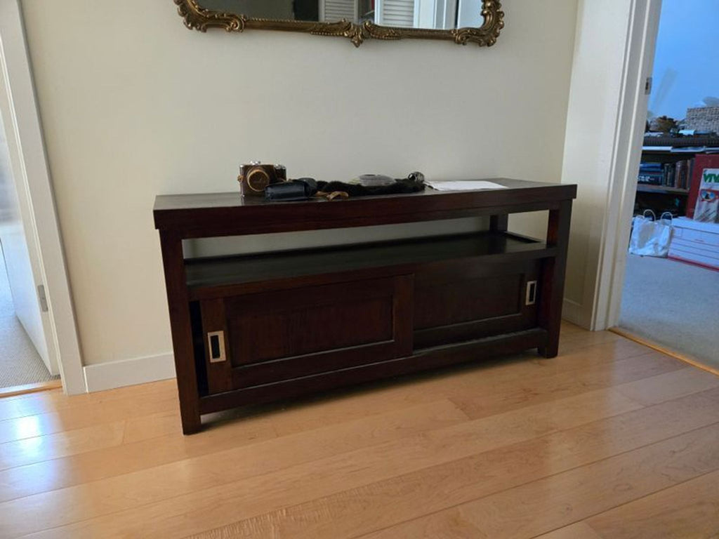 Certainly! However, I notice you mentioned "these images" but haven't provided any images or details about them. If you can upload or describe the images, I can write three distinct, concise alt texts (each under 100 characters) for them, tailored to the item being a side & console table.