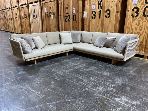 A modern Paola Lenti Sabi Sectional from 2015 in a sleek, minimalist design, priced at $25,000.  