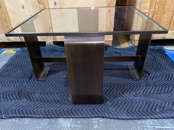Vienna Way Side Table by Marmol Radziner Productions, 2015: sleek, modern wooden console with minimalist design.  