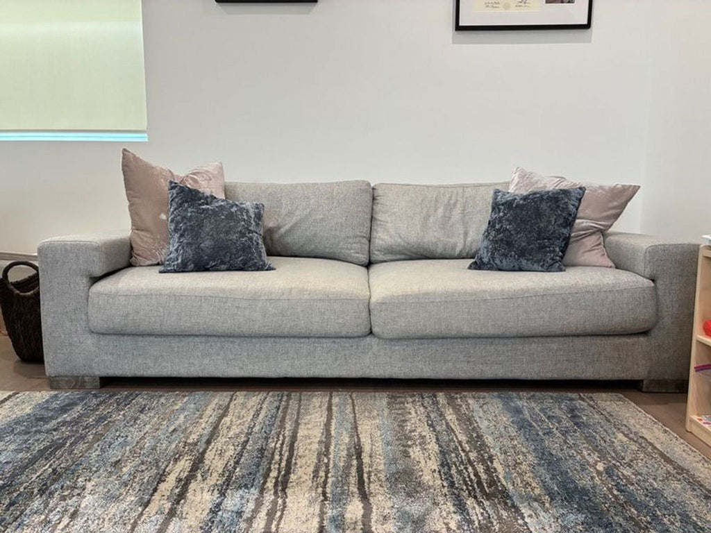 Ben Soleimani Pierce 3-Seat Modern Light Gray Sofa