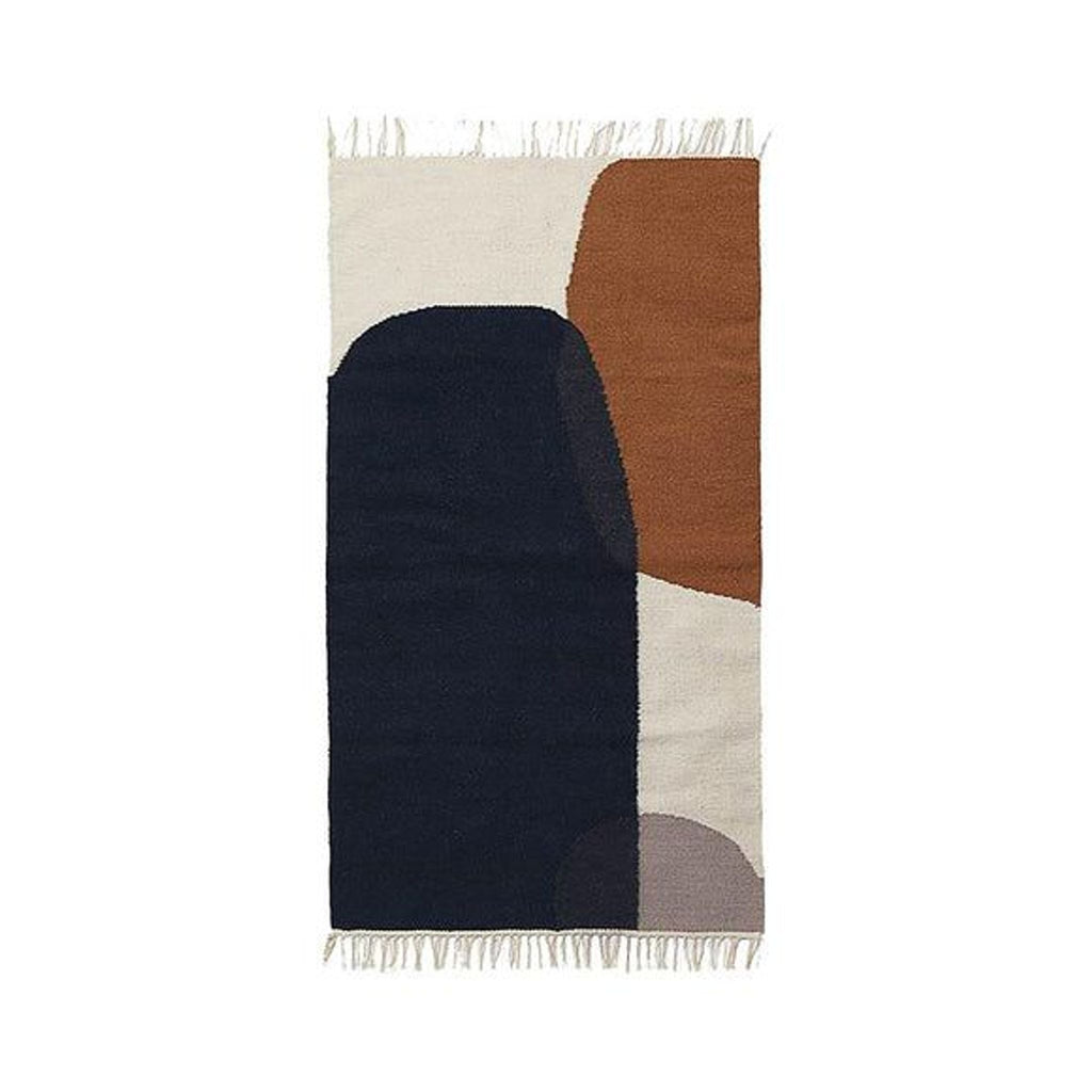 the rugs are made from hand - woven wool and woven in the uk.