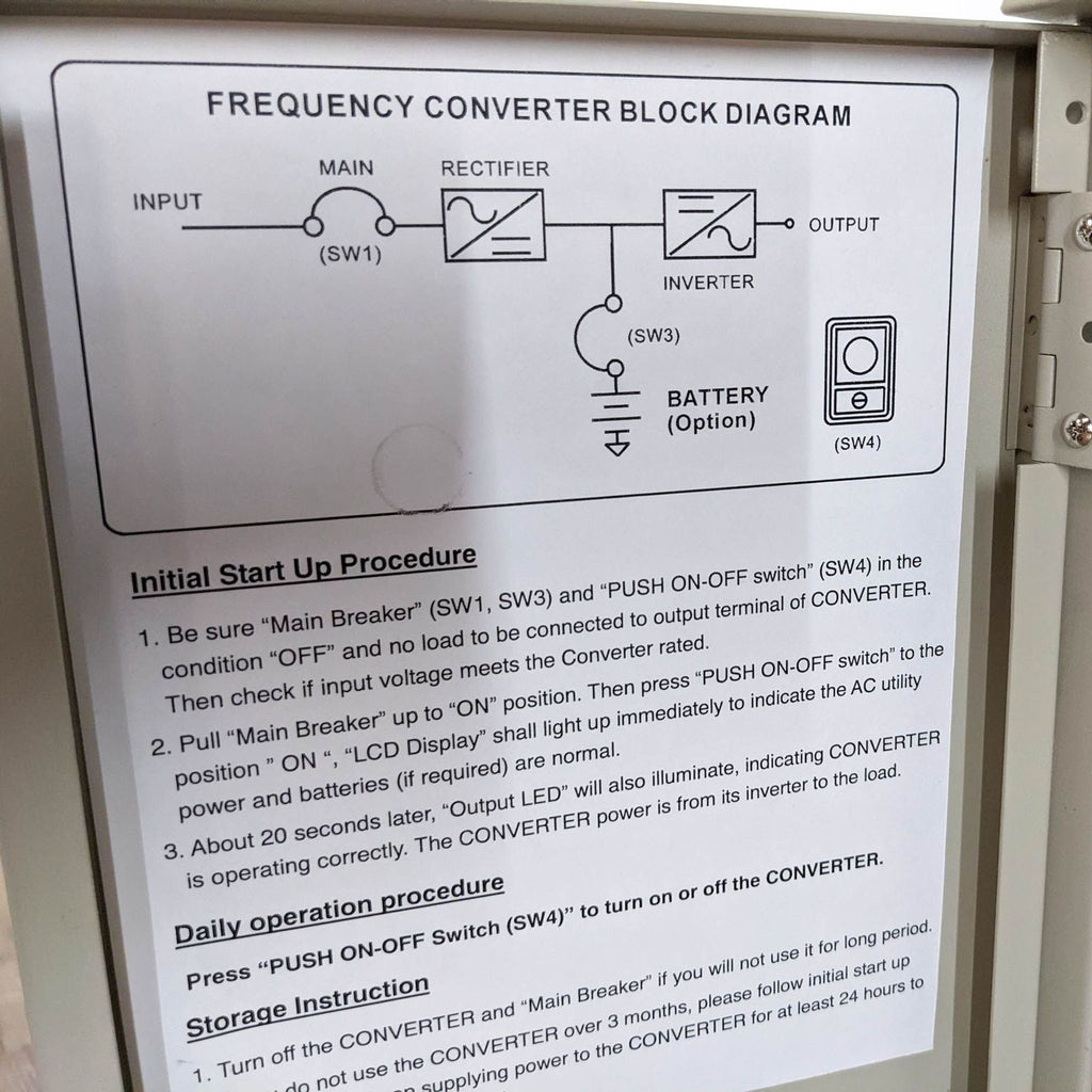 Visicomm Industries Frequency Converter Model 8KSS6050/5060 - Accepted Offer (38.46% discount)