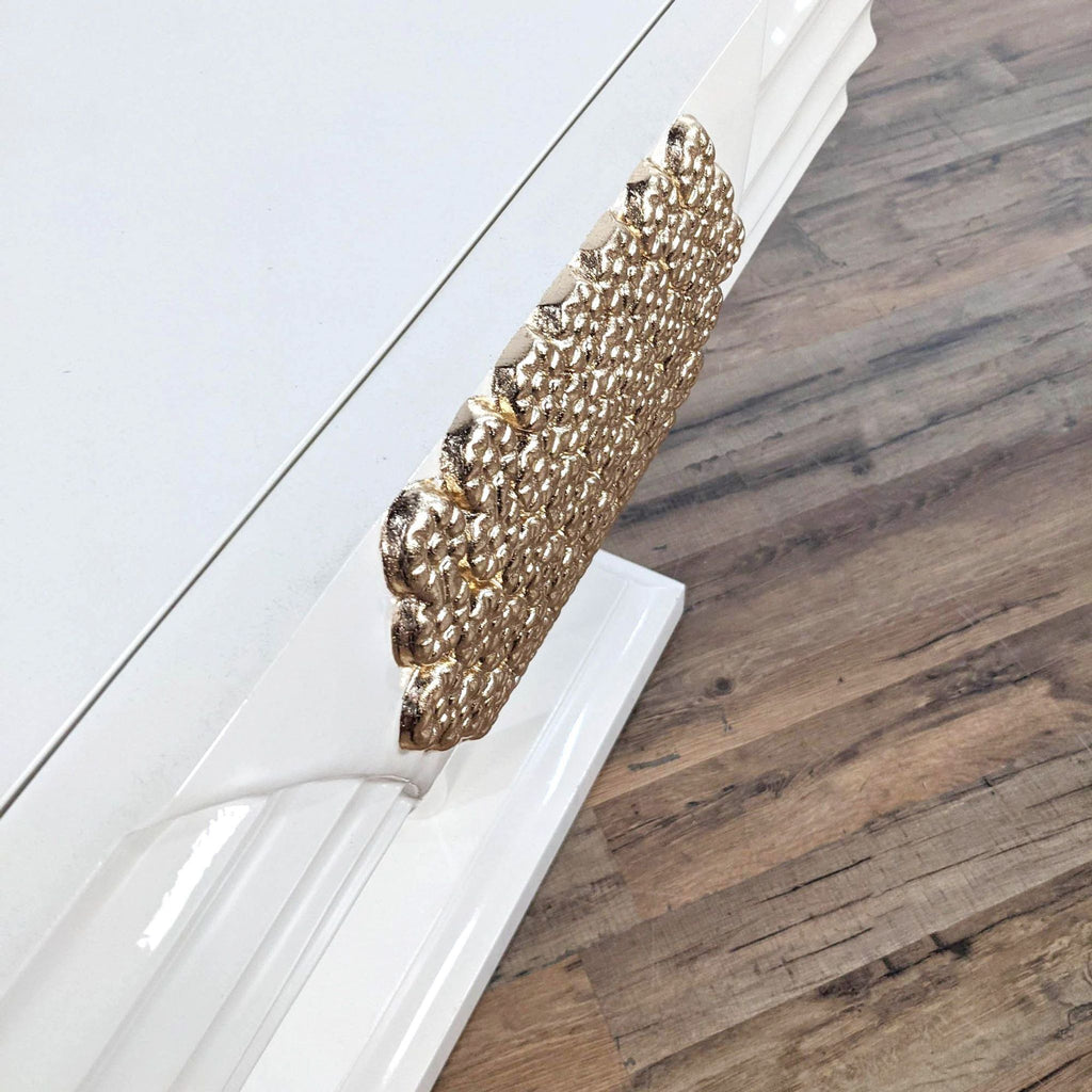 Pair of Homey Design Furniture Cream Finish Nightstands