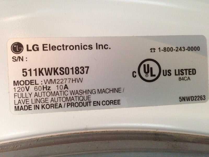 LG tromm washer