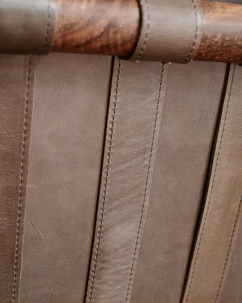 leather chair with a leather seat