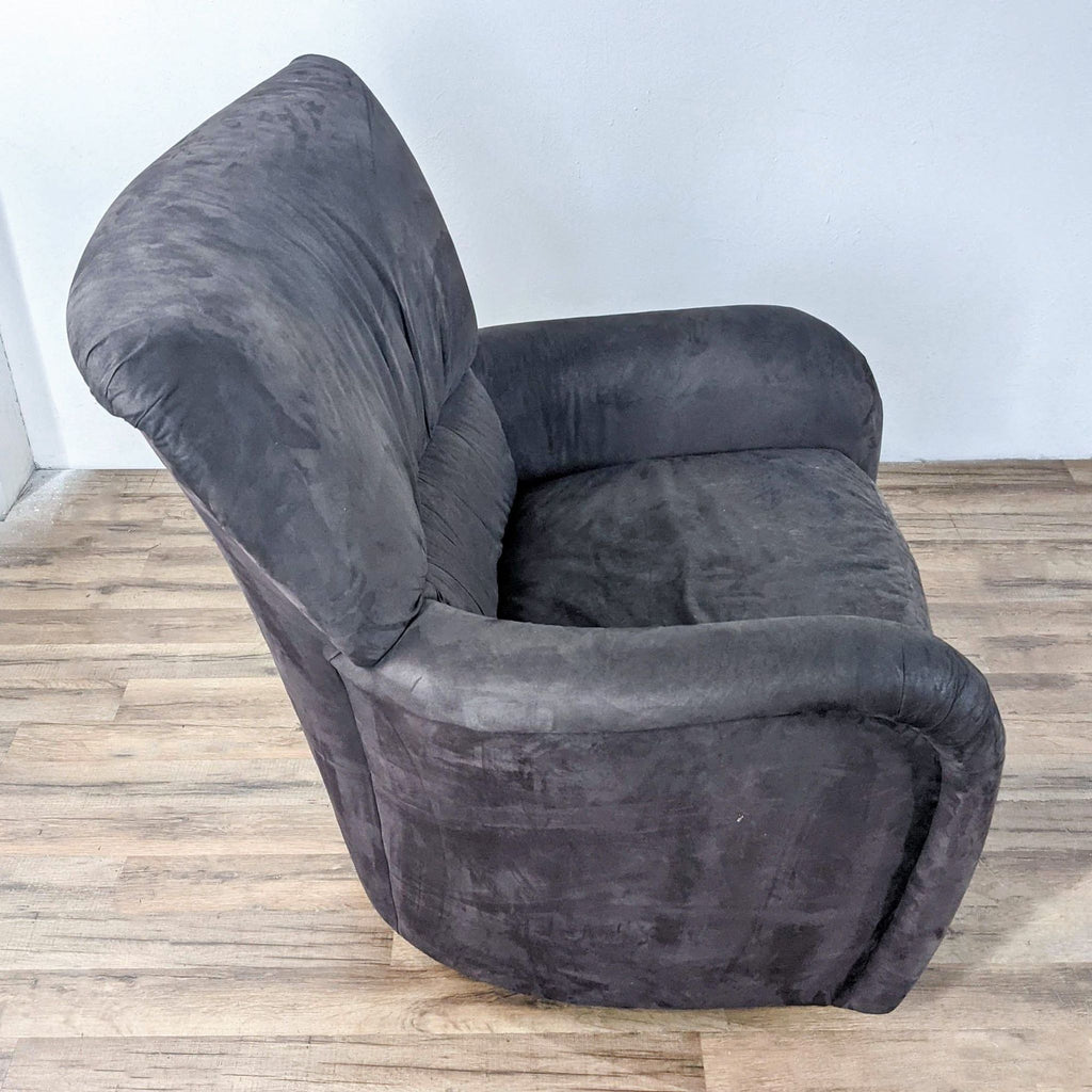 Suede Swivel Chair