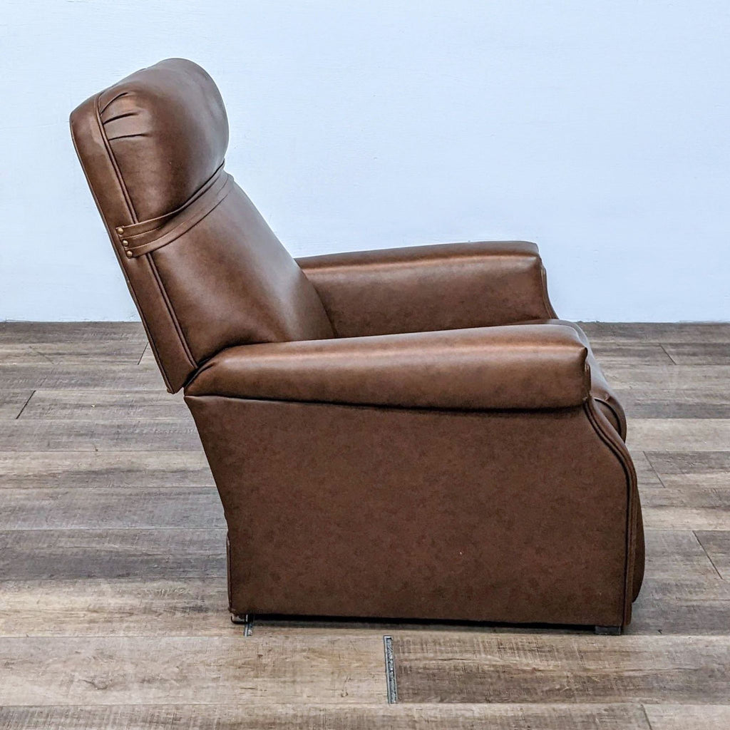 Leather Transitional Recliner