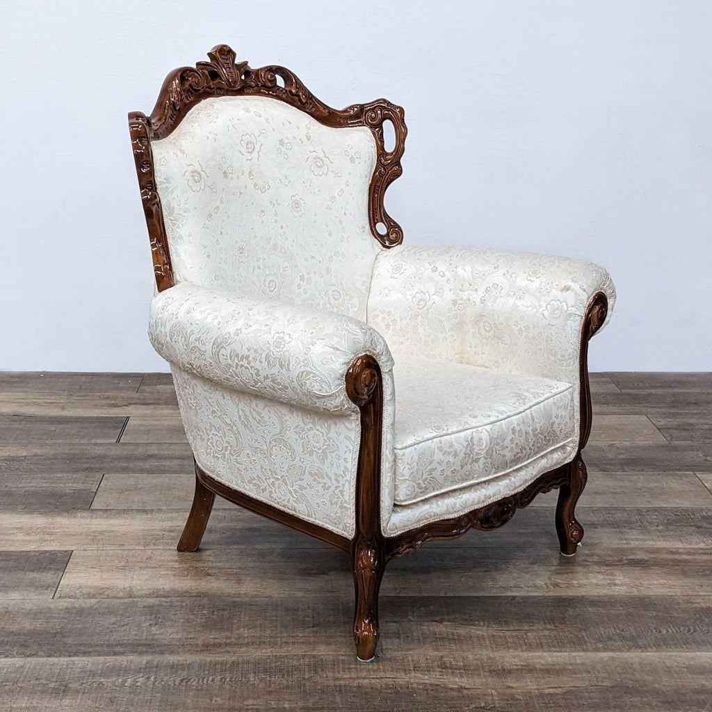 Victorian Style Ornate Armchair