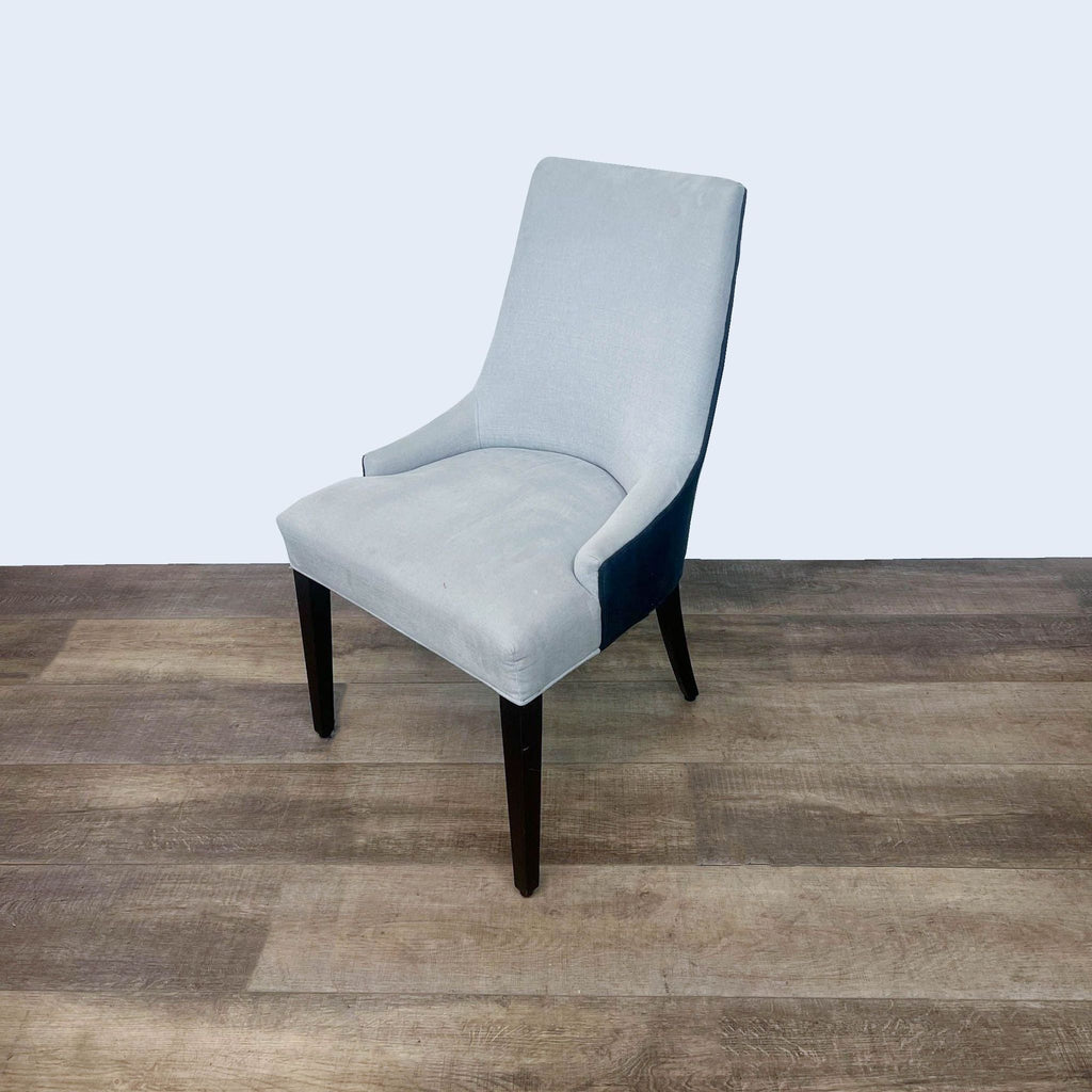 Contemporary Dining Chair with Duralee Upholstery
